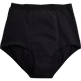 High Waist Periodenslip Medium Flow črne - XL