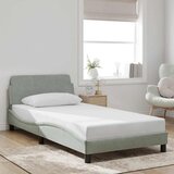  Okvir za krevet Dover svjetlosivi 100x190 cm baršunasti | shoptok.hr