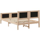  Okvir za krevet Sivo-smeđa 120 x 190 cm tkanina | shoptok.hr