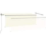  Automatska tenda s roletom i senzorom LED 4 x 3 m krem | shoptok.hr