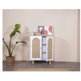 Hanah home Boemska komoda, 90x105x41 cm, Bijela | Eponuda.ba