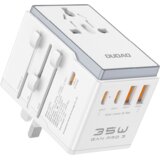 Dudao A35PRO TRAVEL ADAPTER 35W EU UK AUS US JP 3X USB-C 2X USB-A BEL, (21834892) | Shoptok.si