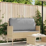 vidaXL Vanjski jastučić Siva Poliester 120 x 12 x 40 cm | shoptok.hr