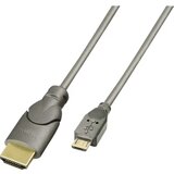Lindy mobitel kabel [1x muški konektor USB 2.0 tipa micro-B - 1x muški konektor HDMI] 0.50 m | Eponuda.ba