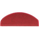  Prostirke za stepenice 15 kom 65x24x4 cm crvene poluokrugle velike | shoptok.hr