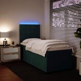  Box spring krevet s madracem tamnozeleni 80 x 200 cm baršunasti | shoptok.hr