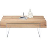 Valnatura klubska miza, 110/40/60 cm barve hrasta, barve nerjavečega jekla | Shoptok.si