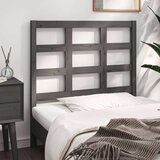  Uzglavlje za krevet sivo 95 5 x 4 x 100 cm od masivne borovine | shoptok.hr