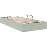  Otomanski krevet s pohranom Svjetlosiva 100 x 200 cm Baršun | shoptok.hr
