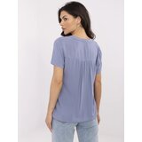 Sublevel Blouse-D73761M11173A-grey-blue | shoptok.hr
