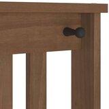 vidaXL Drevo za dvorano "SANDENS" 45x40x159,5 cm masivni les bora | Shoptok.si