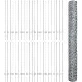  Ograje 22 kos U-kanal 120 cm Galvanizirano jeklo, Šesterokotna ograja 1,2x100 m Galvanizirano jeklo | Shoptok.si