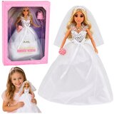Anlily Doll in Sequined Wedding Dress Bride Veil Bouquet Cake Cijene