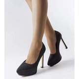 Gemre Black Glitter Proulx Stilettos Cene