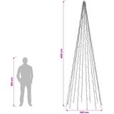  Božićne lampice s 12 LED dioda 1608 LED lampica Topla bijela | shoptok.hr