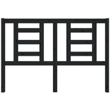  Uzglavlje za krevet crno 146 x 4 x 100 cm od masivne borovine | shoptok.hr
