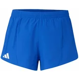 Adidas Športne hlače 'Adizero Essentials' modra / bela