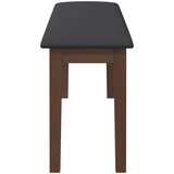 vidaXL klop 110 cm rjava masivni les guma | Shoptok.si