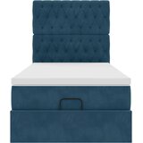  Okvir kreveta s madracima tamnoplavi 90x200cm baršunasti | shoptok.hr