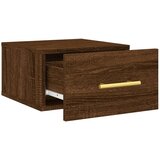  Zidni noćni ormarić boja smeđeg hrasta 35 x 35 x 20 cm | shoptok.hr
