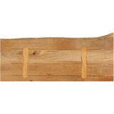 Stolna Mizna plošča z naravnim robom 70x20x3,8 cm trden mangov les, (21411938) | Shoptok.si