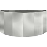 Sadilica Srebrno 120 x 60 x 50 cm Cinkani čelik | shoptok.hr