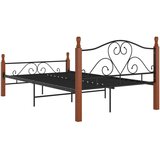  Za krevet crni metalni 120 x 200 cm | shoptok.hr