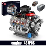 MOULD KING V8 motorni blok set, za starost 14+, CE certificirano, originalna embalaža, (5000219903) | Shoptok.si