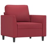  Fotelja s tabureom crvena boja vina 60 cm od umjetne kože | Eponuda.ba