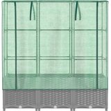  Povišena gredica s pokrovom za staklenik 120 x 40 x 138 cm | Eponuda.com