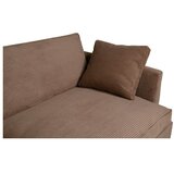 Scandic Svetlo rjava sedežna garnitura iz rebrastega žameta 236 cm Mobby – | Shoptok.si