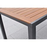 Gardenson VRTNA GARNITURA TINO aluminij barve grafita, siva, naravne barve | Shoptok.si