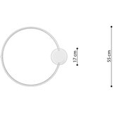  Stropna svetilka RIO 55 bela 3000K, (21347847) | Shoptok.si