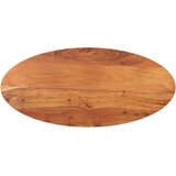 vidaXL Stolna ploča 140x60x2 5 cm ovalna od masivnog drva bagrema | shoptok.hr