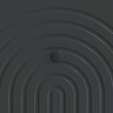  Klubska miza s predalom Črna 49 x 50 x 40 cm Inženirski les, (5000295508) | Shoptok.si