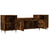 TV ormarić boja dimljenog hrasta 160x35x55 cm konstruirano drvo | Eponuda.ba