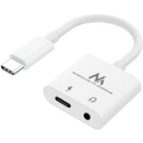 Maclean Adapter USB-C na USB-C PD + 3,5mm audio MCTV-848, (20441952) Cene