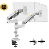 H180 stoni nosač za dva monitora beli 17-27 inča
