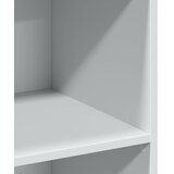  Visoka komoda bijela 70 x 41 x 124 cm od konstruiranog drva | shoptok.hr