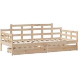  Dnevni krevet s ladicama bez madraca 90x200 cm masivno drvo | shoptok.hr