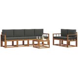  Set vanjskih sofa 7 kom. Prirodna i antracit | shoptok.hr