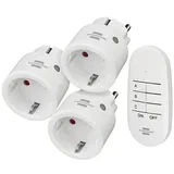 Comfort-Line Remote Control Socket Set Mini 3+1
