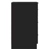  Noćni ormar s ladicama Crna 38 x 38 x 66 cm Konstruirano drvo | shoptok.hr