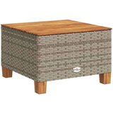  9-dijelni set vrtnih sofa od poliratana s jastucima sivi | shoptok.hr