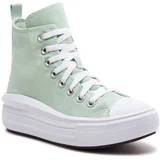 Converse Modne superge Chuck Taylor All Star Move Platform A06350C Sticky Aloe/White/Black