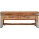 Maison Chic Klubska mizica - kavna mizica - Nizka mizica 110x52x45 cm trden akacijev les, (21754012) Cene