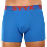 STYX Men's boxers long sports rubber blue Cene