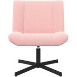  Stolica na kotačiće Ružičasta 63 x 75 x 76 cm Janjeća koža | Eponuda.ba