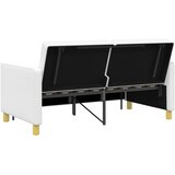  Krevet-sofa na razvlačenje Bijela Tkanina | shoptok.hr