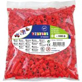 Playbox PlayBox: 9 mm XL MAXI likalni perle, 1000 kosov, rdeča barva Cene